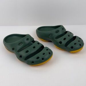 KEEN Green Yellow Yogui EVA Slip-On Clog Sandals Mens Sz 7